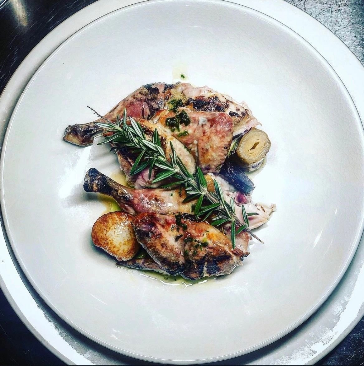 Roast chicken with rosemary